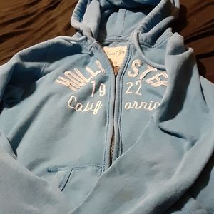 Blue hollister jacket